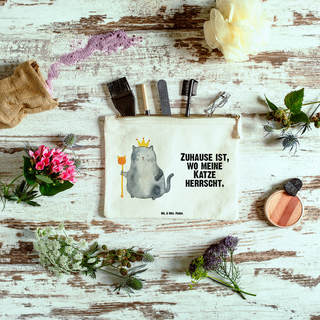 Schminktasche Katzen Koenig Schminktasche, Kosmetiktasche, Kosmetikbeutel, Stiftemäppchen, Etui, Federmappe, Makeup, XXL, Schminketui, Kosmetiketui, Schlamperetui, Katze, Katzenmotiv, Katzenfan, Katzendeko, Katzenfreund, Katzenliebhaber, Katzenprodukte, Katzenartikel, Katzenaccessoires, Katzensouvenirs, Katzenliebhaberprodukte, Katzenmotive, Katzen, Kater, Mietze, Cat, Cats, Katzenhalter, Katzenbesitzerin, Haustier, König, Königin, Queen, Familie, Mietzhaus, Wohnung, erste eigenen Wohnung, Umzug, Einzug