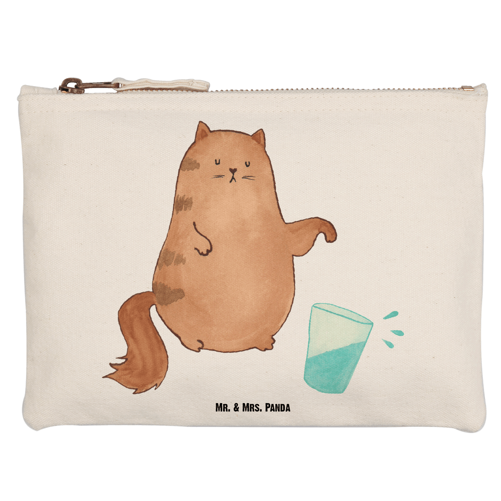 Schminktasche Katze Wasserglas Schminktasche, Kosmetiktasche, Kosmetikbeutel, Stiftemäppchen, Etui, Federmappe, Makeup, XXL, Schminketui, Kosmetiketui, Schlamperetui, Katze, Katzenmotiv, Katzenfan, Katzendeko, Katzenfreund, Katzenliebhaber, Katzenprodukte, Katzenartikel, Katzenaccessoires, Katzensouvenirs, Katzenliebhaberprodukte, Katzenmotive, Katzen, Kater, Mietze, Cat, Cats, Katzenhalter, Katzenbesitzerin, Haustier, Wasser, Glas