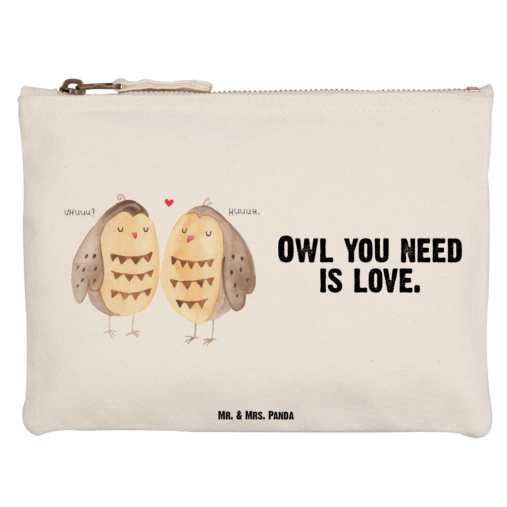 Schminktasche Eule Liebe Schminktasche, Kosmetiktasche, Kosmetikbeutel, Stiftemäppchen, Etui, Federmappe, Makeup, XXL, Schminketui, Kosmetiketui, Schlamperetui, Eule, Eule Deko, Liebe, Hochzeit Spruch, Owl, All you need is love, Liebe Spruch, Freundin Geschenk, Freund, Wortspiel lustig