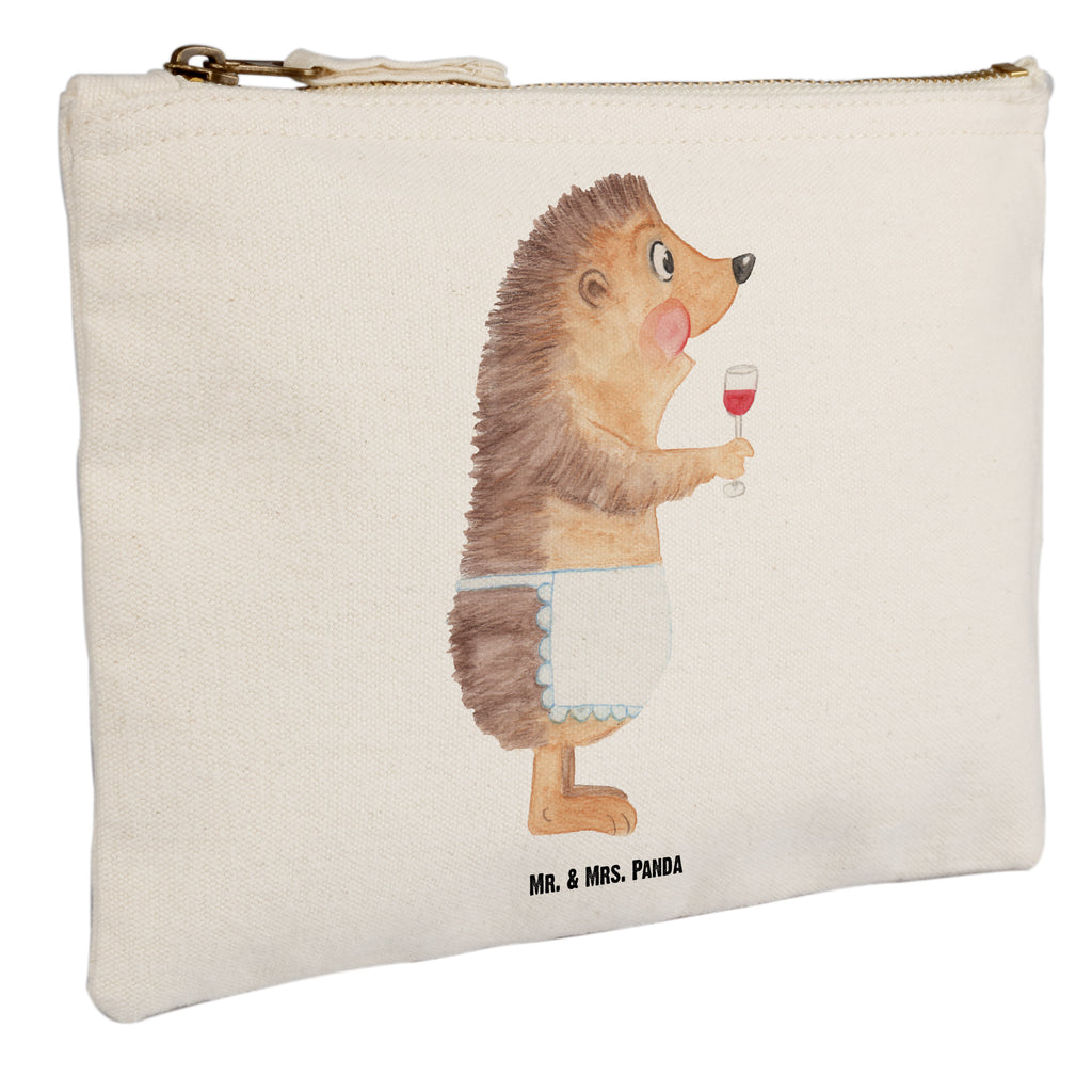 Schminktasche Igel mit Wein Schminktasche, Kosmetiktasche, Kosmetikbeutel, Stiftemäppchen, Etui, Federmappe, Makeup, XXL, Schminketui, Kosmetiketui, Schlamperetui, Tiermotive, Gute Laune, lustige Sprüche, Tiere, Wein Spruch, Igel, Geschenk Weintrinker, Geschenk Weinliebhaber, Wein Deko, Weinglas, Rotwein, Weißwein, Wein trinken