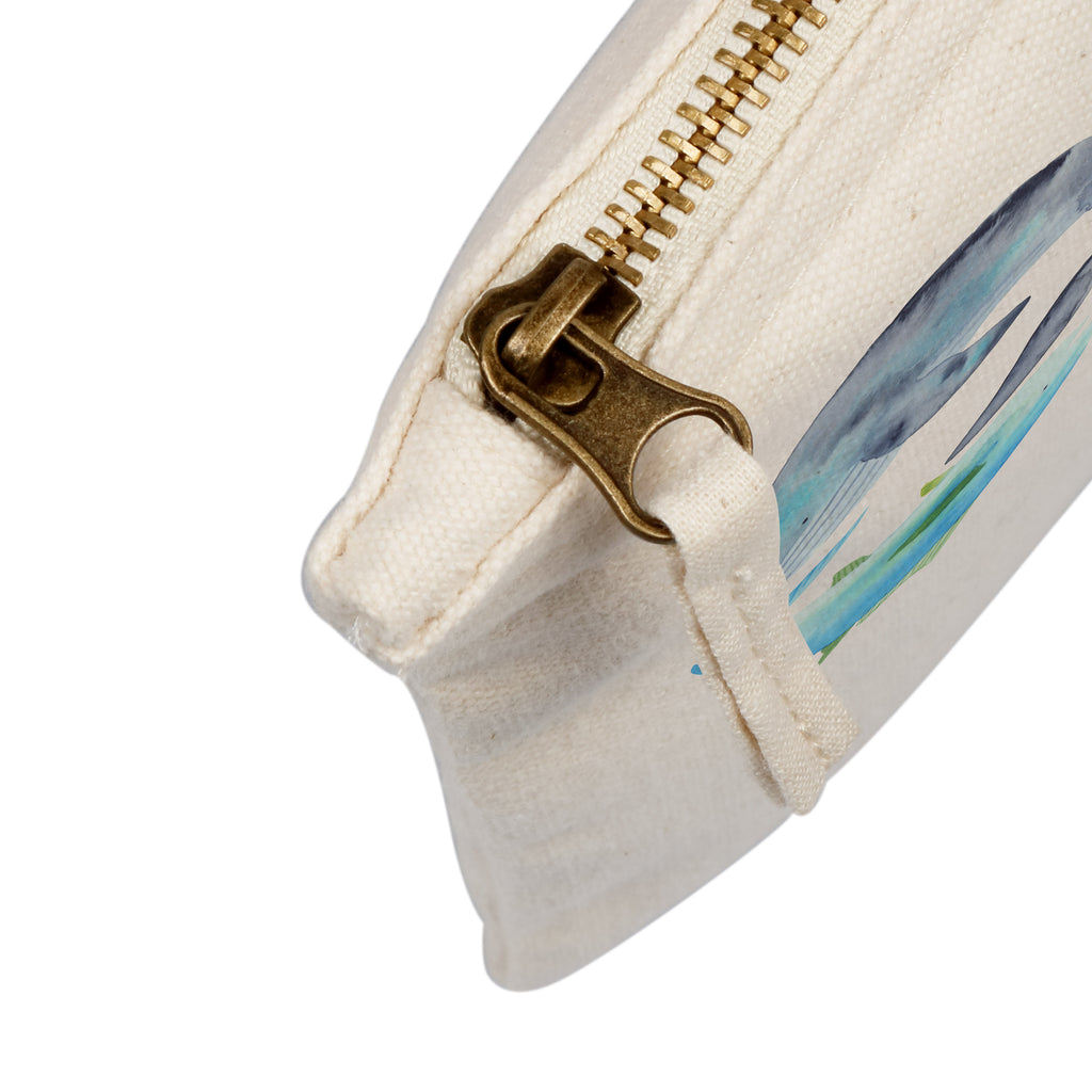 Schminktasche Walfisch & Thunfisch Schminktasche, Kosmetiktasche, Kosmetikbeutel, Stiftemäppchen, Etui, Federmappe, Makeup, XXL, Schminketui, Kosmetiketui, Schlamperetui, Tiermotive, Gute Laune, lustige Sprüche, Tiere, Wal, Wahl, Tunfisch, Wortwitz lustig, Spruch lustig, Flachwitz, Witz, Spruch des Tages, Flachwitz Geschenk