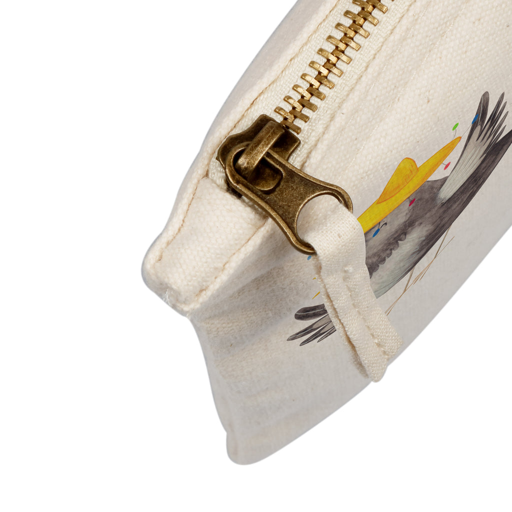 Schminktasche Rabe mit Sombrero Schminktasche, Kosmetiktasche, Kosmetikbeutel, Stiftemäppchen, Etui, Federmappe, Makeup, XXL, Schminketui, Kosmetiketui, Schlamperetui, Tiermotive, Gute Laune, lustige Sprüche, Tiere, Rabe, Vogel, Vögel, Spruch positiv, fröhlich sein, glücklich sein, Glück Spruch, froh, Elster, Motivation