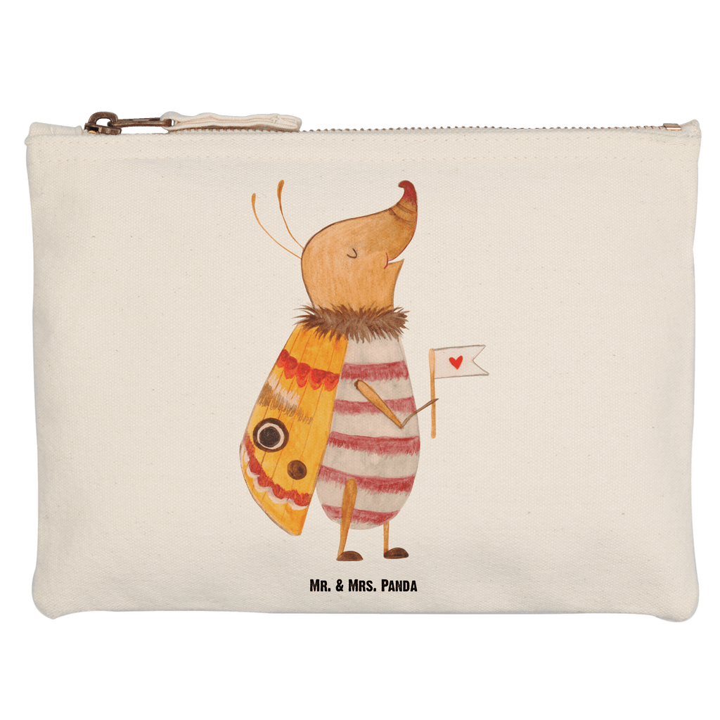 Schminktasche Nachtfalter mit Fähnchen Schminktasche, Kosmetiktasche, Kosmetikbeutel, Stiftemäppchen, Etui, Federmappe, Makeup, XXL, Schminketui, Kosmetiketui, Schlamperetui, Tiermotive, Gute Laune, lustige Sprüche, Tiere, Nachtfalter, Käfer, Spruch lustig, Spruch witzig, süß, niedlich, Küche Deko, Was kostet die Welt