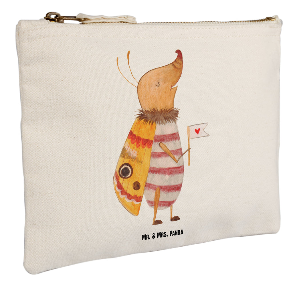 Schminktasche Nachtfalter mit Fähnchen Schminktasche, Kosmetiktasche, Kosmetikbeutel, Stiftemäppchen, Etui, Federmappe, Makeup, XXL, Schminketui, Kosmetiketui, Schlamperetui, Tiermotive, Gute Laune, lustige Sprüche, Tiere, Nachtfalter, Käfer, Spruch lustig, Spruch witzig, süß, niedlich, Küche Deko, Was kostet die Welt