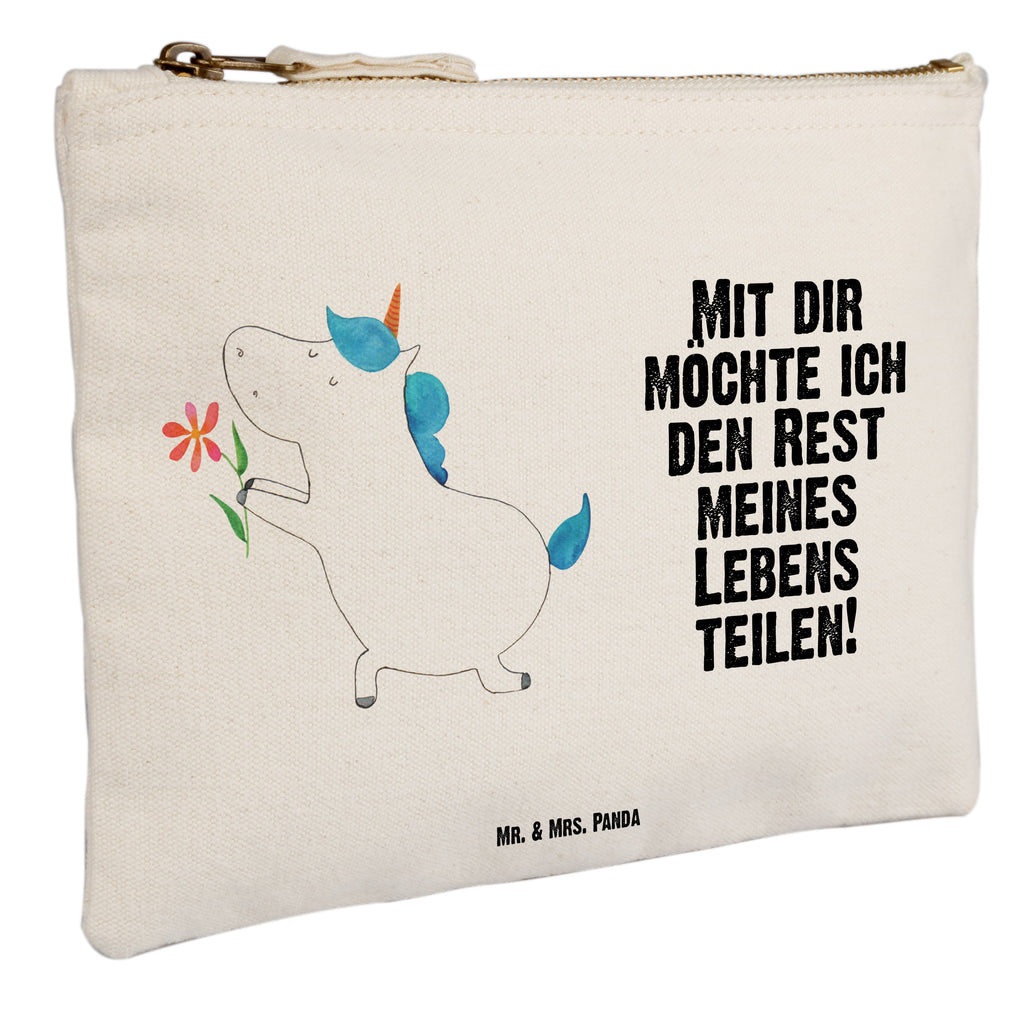 Schminktasche Einhorn Blume Schminktasche, Kosmetiktasche, Kosmetikbeutel, Stiftemäppchen, Etui, Federmappe, Makeup, XXL, Schminketui, Kosmetiketui, Schlamperetui, Einhorn, Einhörner, Einhorn Deko, Pegasus, Unicorn, Liebe, Liebesbeweis, Antrag, Heiratsantrag, Verlobung, Ehepaar, Pärchen, Partner, Freund, Freundin, Ehe, heiraten