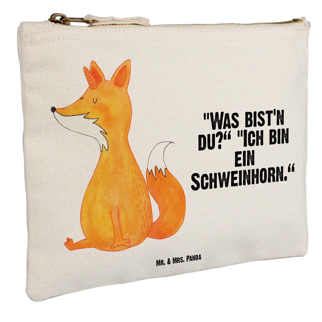 Schminktasche Fuchshörnchen Schminktasche, Kosmetiktasche, Kosmetikbeutel, Stiftemäppchen, Etui, Federmappe, Makeup, XXL, Schminketui, Kosmetiketui, Schlamperetui, Einhorn, Einhörner, Einhorn Deko, Pegasus, Unicorn, Fuchs, Unicorns, Fuchshörnchen, Fuchshorn, Foxycorn, Füchse