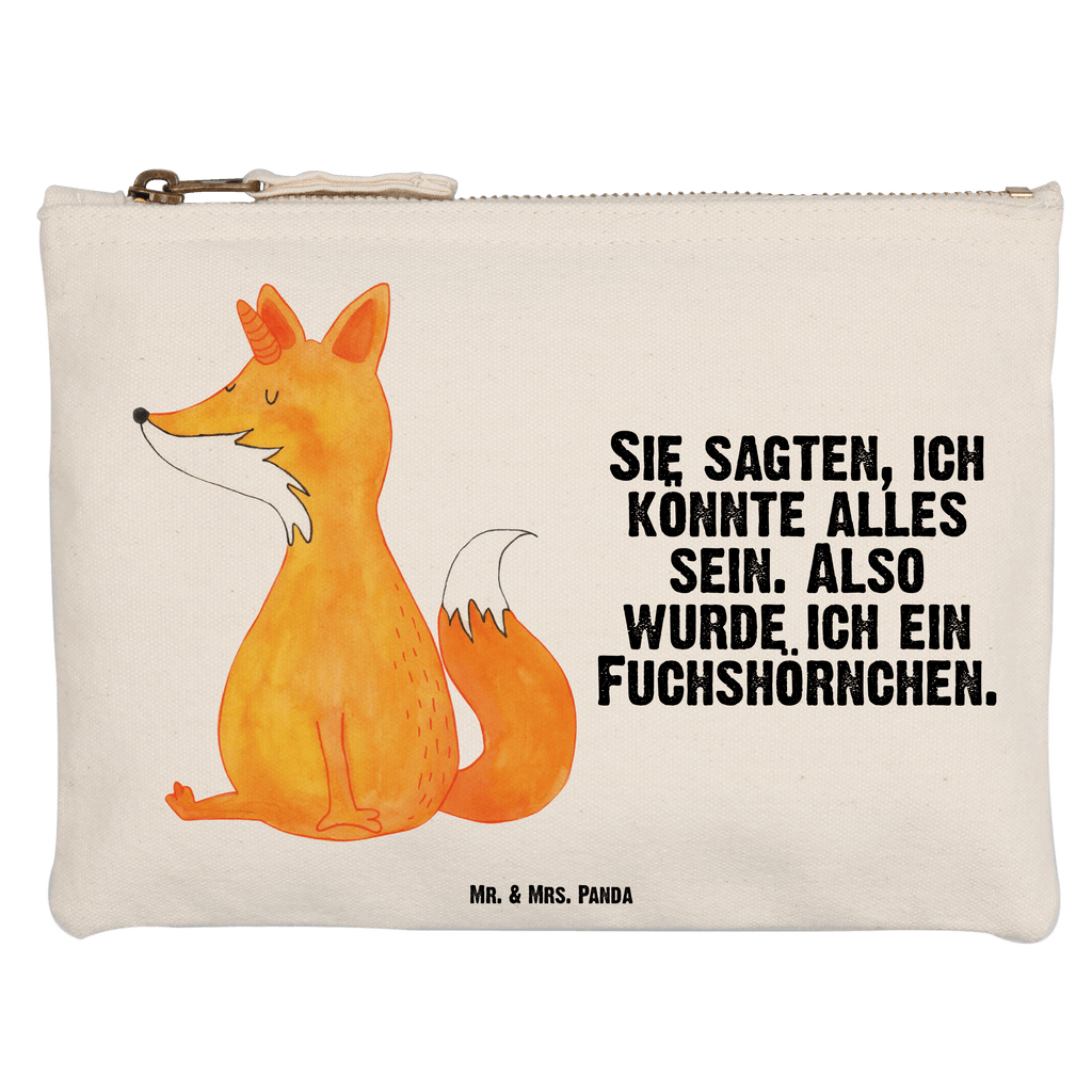 Schminktasche Fuchshörnchen Wunsch Schminktasche, Kosmetiktasche, Kosmetikbeutel, Stiftemäppchen, Etui, Federmappe, Makeup, XXL, Schminketui, Kosmetiketui, Schlamperetui, Einhorn, Einhörner, Einhorn Deko, Pegasus, Unicorn, Fuchs, Unicorns, Fuchshörnchen, Fuchshorn, Foxycorn, Füchse