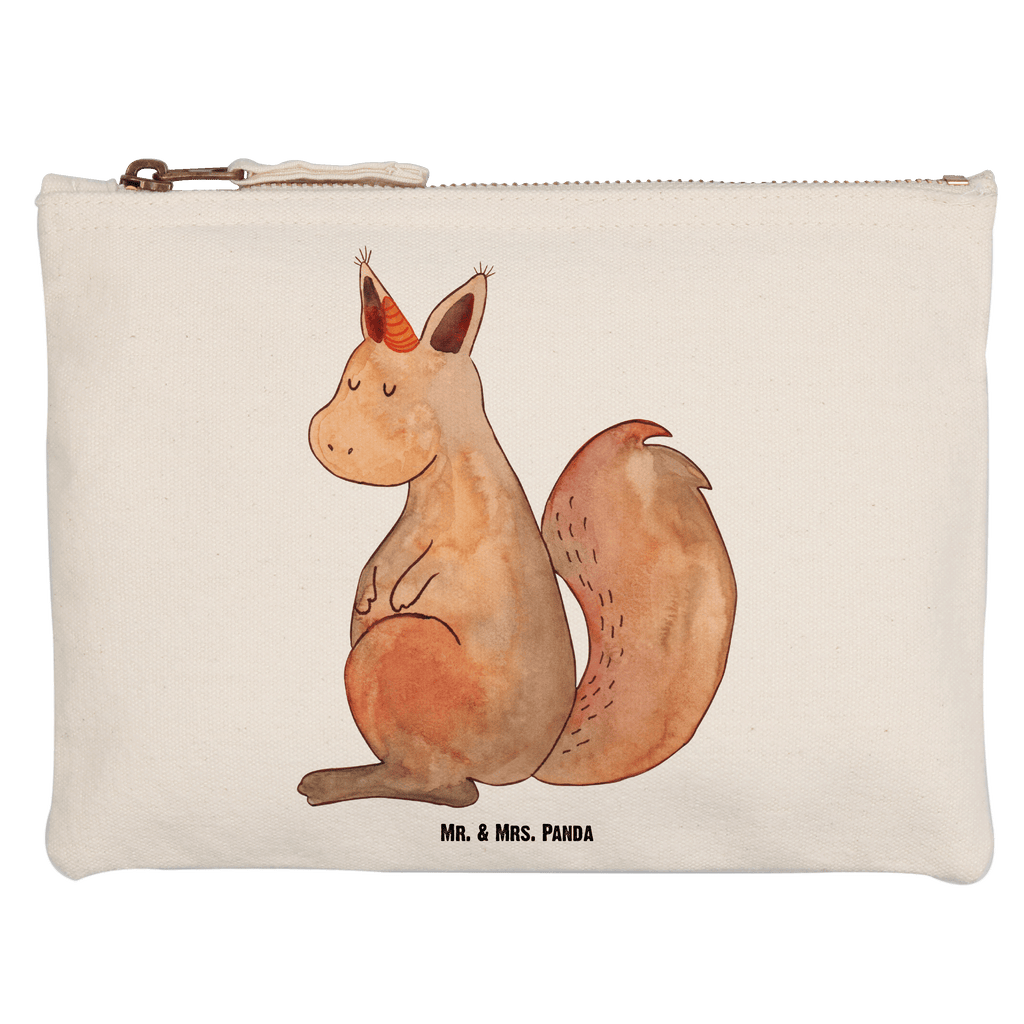 Schminktasche Einhörnchen Glaube Schminktasche, Kosmetiktasche, Kosmetikbeutel, Stiftemäppchen, Etui, Federmappe, Makeup, XXL, Schminketui, Kosmetiketui, Schlamperetui, Einhorn, Einhörner, Einhorn Deko, Pegasus, Unicorn, Einhörnchen, Eichhörnchen, Eichhorn