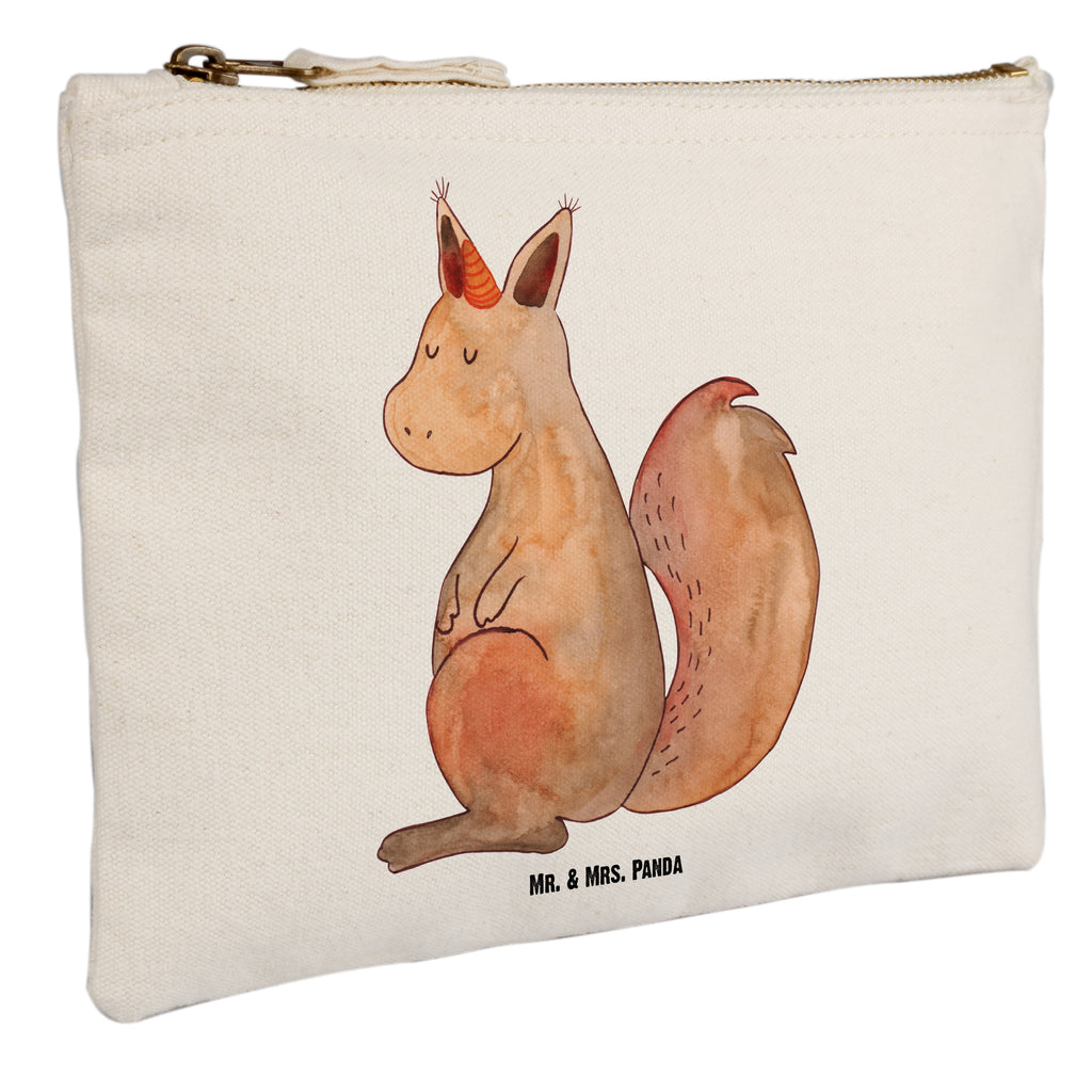 Schminktasche Einhörnchen Glaube Schminktasche, Kosmetiktasche, Kosmetikbeutel, Stiftemäppchen, Etui, Federmappe, Makeup, XXL, Schminketui, Kosmetiketui, Schlamperetui, Einhorn, Einhörner, Einhorn Deko, Pegasus, Unicorn, Einhörnchen, Eichhörnchen, Eichhorn
