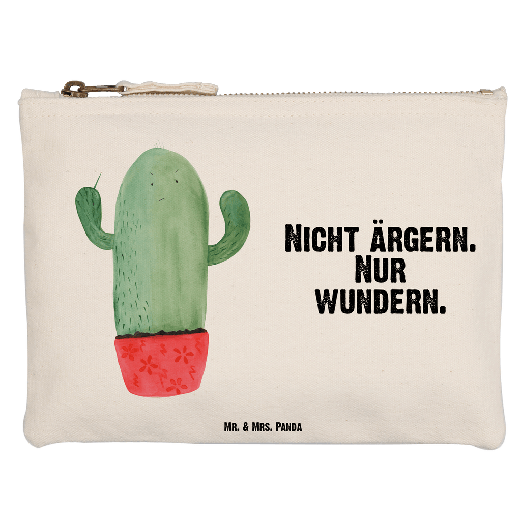 Schminktasche Kaktus wütend Schminktasche, Kosmetiktasche, Kosmetikbeutel, Stiftemäppchen, Etui, Federmappe, Makeup, XXL, Schminketui, Kosmetiketui, Schlamperetui, Kaktus, Kakteen, ärgern, Büro, Schule, Büroalltag, Chefin, Kollege, Kollegin, wütend