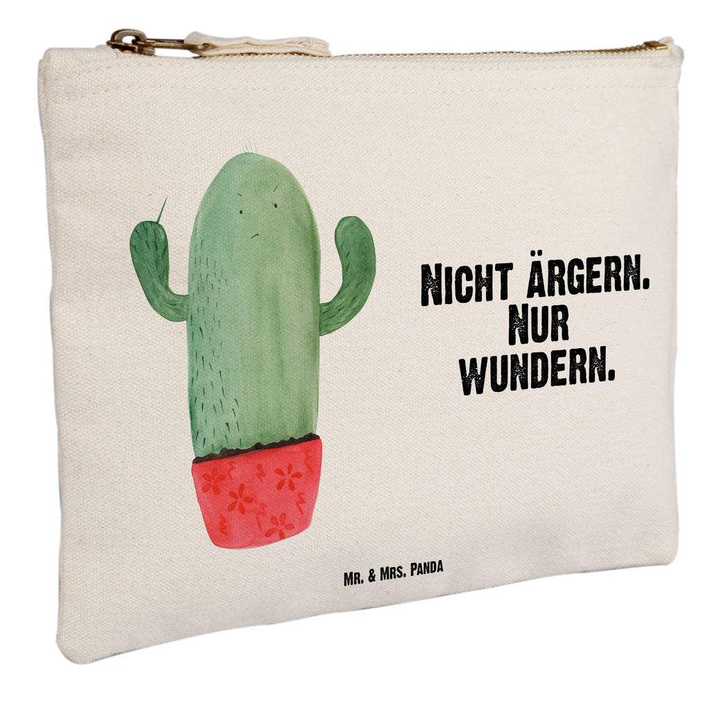 Schminktasche Kaktus wütend Schminktasche, Kosmetiktasche, Kosmetikbeutel, Stiftemäppchen, Etui, Federmappe, Makeup, XXL, Schminketui, Kosmetiketui, Schlamperetui, Kaktus, Kakteen, ärgern, Büro, Schule, Büroalltag, Chefin, Kollege, Kollegin, wütend