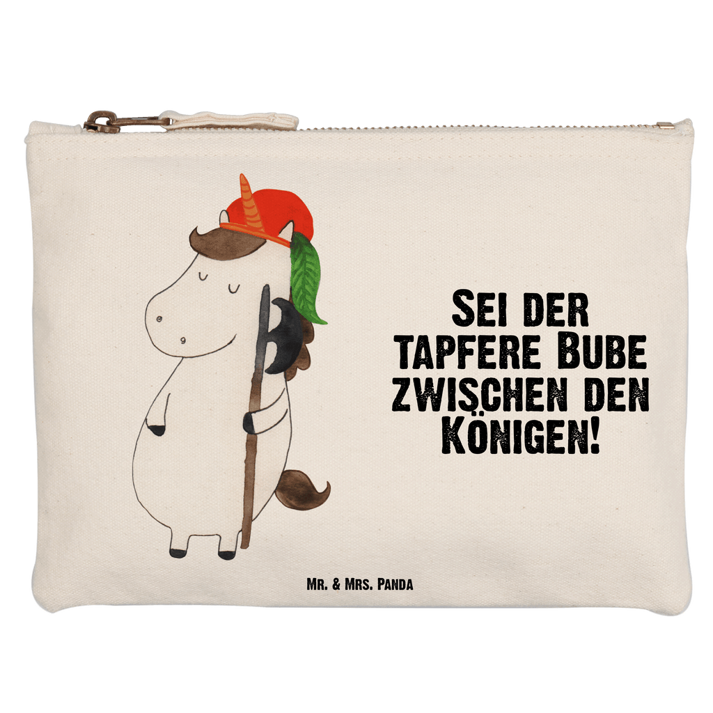 Schminktasche Einhorn Bube Schminktasche, Kosmetiktasche, Kosmetikbeutel, Stiftemäppchen, Etui, Federmappe, Makeup, XXL, Schminketui, Kosmetiketui, Schlamperetui, Einhorn, Einhörner, Einhorn Deko, Pegasus, Unicorn, Bube, Mittelalter