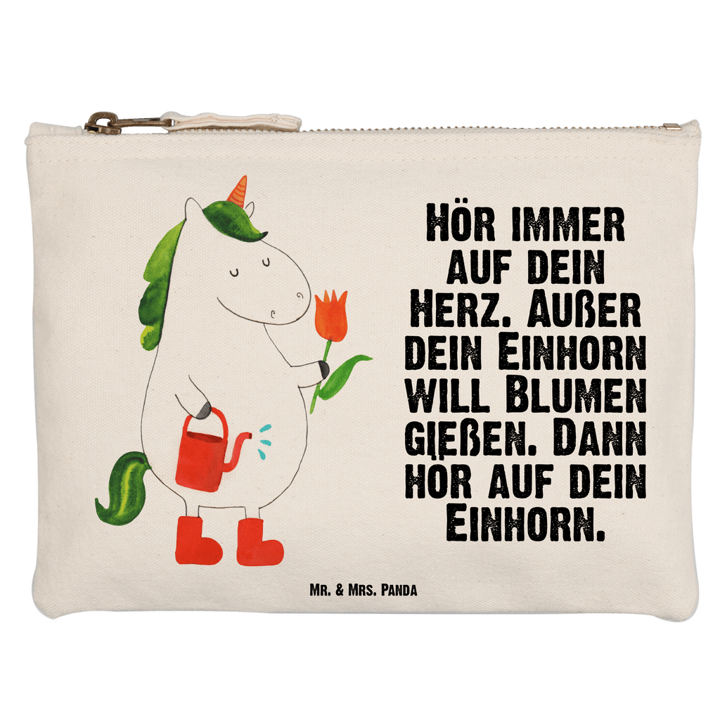 Schminktasche Einhorn Gärtner Schminktasche, Kosmetiktasche, Kosmetikbeutel, Stiftemäppchen, Etui, Federmappe, Makeup, XXL, Schminketui, Kosmetiketui, Schlamperetui, Einhorn, Einhörner, Einhorn Deko, Pegasus, Unicorn, Luftballon, Gießkanne, Giesskanne, Lebenslust, Freude, Blume, Freundin, Garten, Stiefel