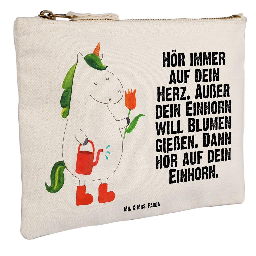 Schminktasche Einhorn Gärtner Schminktasche, Kosmetiktasche, Kosmetikbeutel, Stiftemäppchen, Etui, Federmappe, Makeup, XXL, Schminketui, Kosmetiketui, Schlamperetui, Einhorn, Einhörner, Einhorn Deko, Pegasus, Unicorn, Luftballon, Gießkanne, Giesskanne, Lebenslust, Freude, Blume, Freundin, Garten, Stiefel