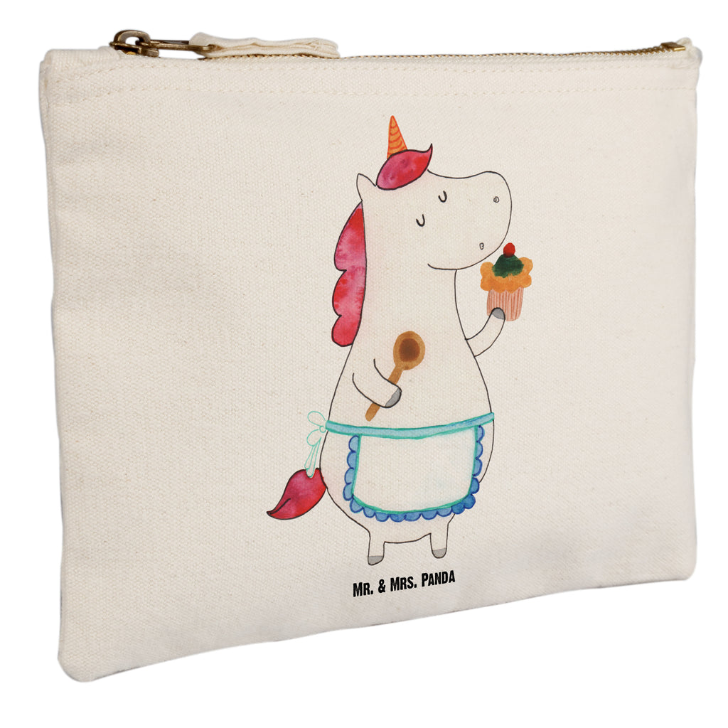 Schminktasche Einhorn Küchenfee Schminktasche, Kosmetiktasche, Kosmetikbeutel, Stiftemäppchen, Etui, Federmappe, Makeup, XXL, Schminketui, Kosmetiketui, Schlamperetui, Einhorn, Einhörner, Einhorn Deko, Pegasus, Unicorn, backen, Muffin, Motivation, Träumer, träumen, Bäckerin, Hobbykoch, Koch, Torte, Kuchen