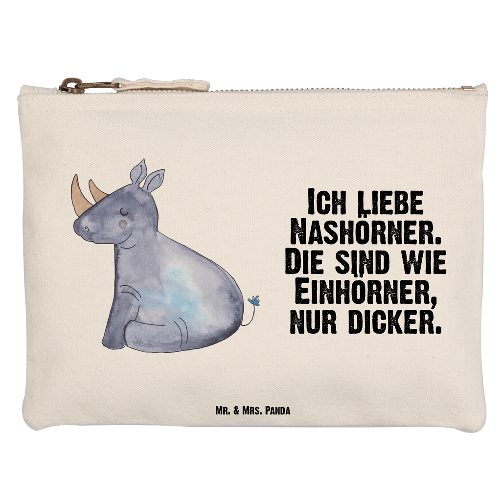 Schminktasche Einhorn Nashorn Schminktasche, Kosmetiktasche, Kosmetikbeutel, Stiftemäppchen, Etui, Federmappe, Makeup, XXL, Schminketui, Kosmetiketui, Schlamperetui, Einhorn, Einhörner, Einhorn Deko, Pegasus, Unicorn, Regenbogen, witzig, lustig, Zoo, Glitzer, Einhornpower, Erwachsenwerden, Nashorn, Nashörner