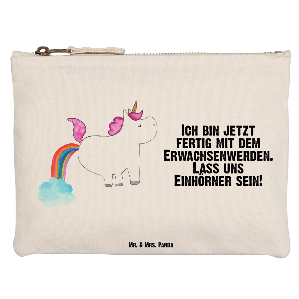 Schminktasche Einhorn Pupsend Schminktasche, Kosmetiktasche, Kosmetikbeutel, Stiftemäppchen, Etui, Federmappe, Makeup, XXL, Schminketui, Kosmetiketui, Schlamperetui, Einhorn, Einhörner, Einhorn Deko, Pegasus, Unicorn, Pups, Regenbogen, Glitzer, Einhornpower, Erwachsenwerden, Spaß, lustig, Freundin
