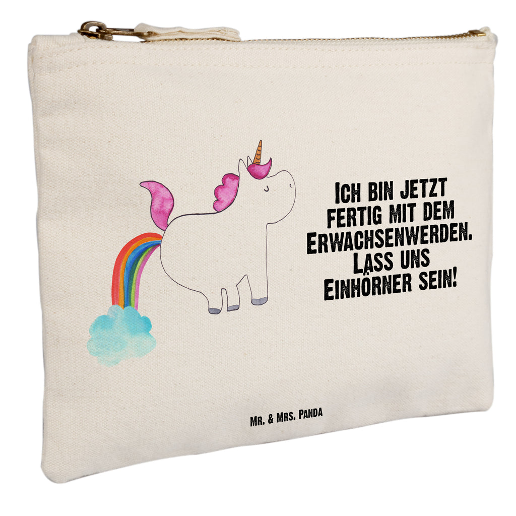 Schminktasche Einhorn Pupsend Schminktasche, Kosmetiktasche, Kosmetikbeutel, Stiftemäppchen, Etui, Federmappe, Makeup, XXL, Schminketui, Kosmetiketui, Schlamperetui, Einhorn, Einhörner, Einhorn Deko, Pegasus, Unicorn, Pups, Regenbogen, Glitzer, Einhornpower, Erwachsenwerden, Spaß, lustig, Freundin