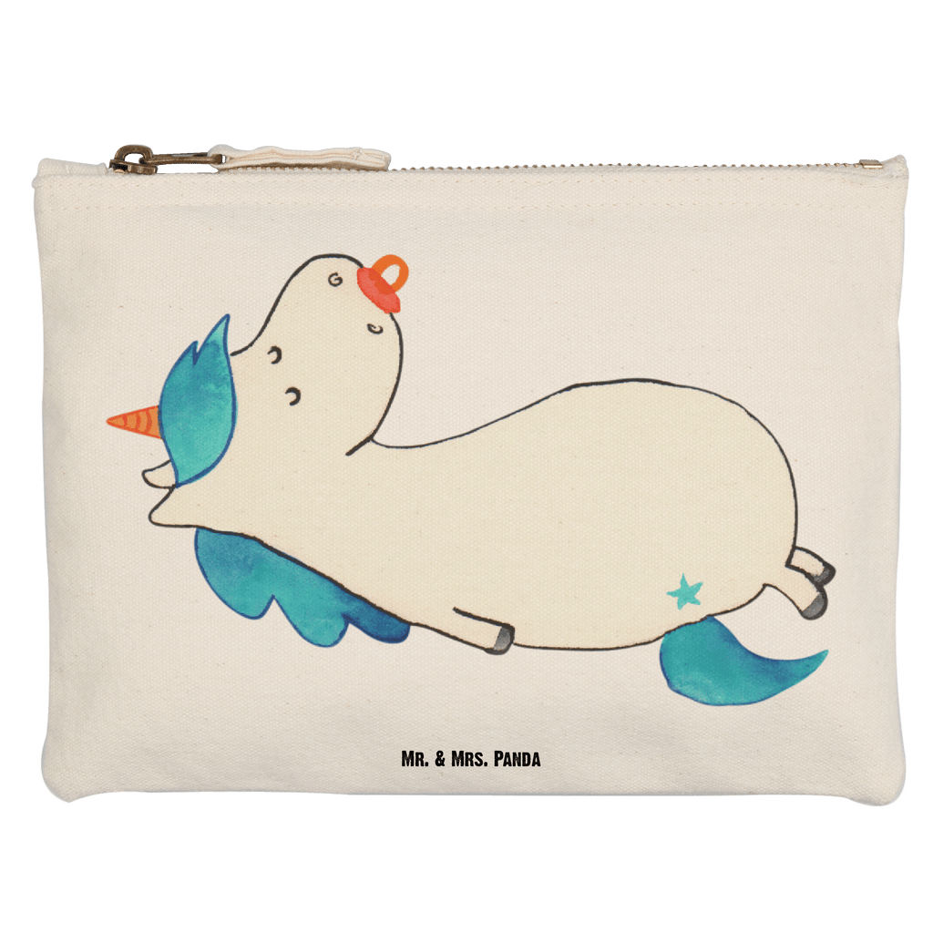 Schminktasche Einhorn Schnullie Schminktasche, Kosmetiktasche, Kosmetikbeutel, Stiftemäppchen, Etui, Federmappe, Makeup, XXL, Schminketui, Kosmetiketui, Schlamperetui, Einhorn, Einhörner, Einhorn Deko, Pegasus, Unicorn, Baby, Kleinkind, Geburt, Geburtstag, Säugling, Schnuller, Geschenk Geburt, Mutter, Mama