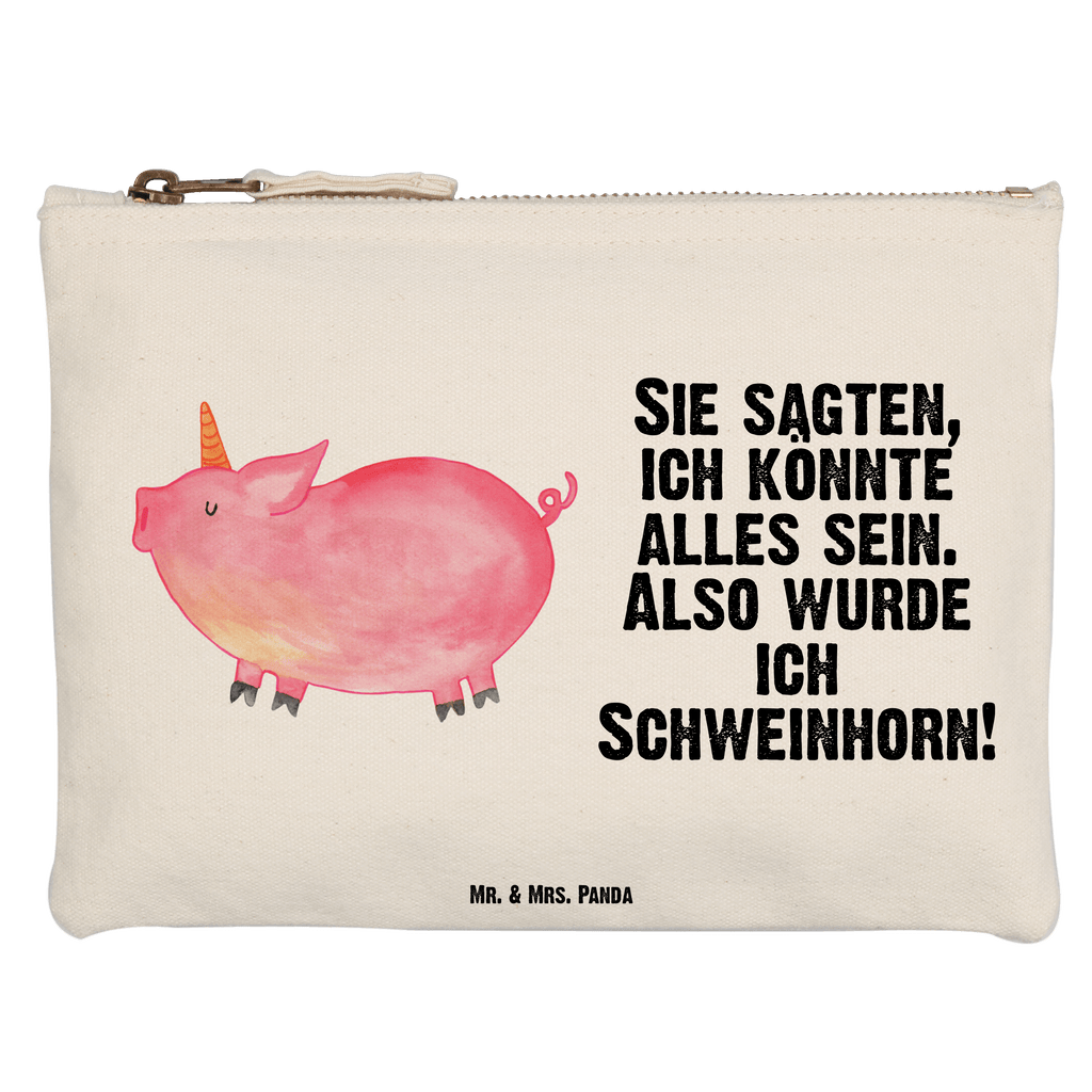 Schminktasche Einhorn Schweinhorn Schminktasche, Kosmetiktasche, Kosmetikbeutel, Stiftemäppchen, Etui, Federmappe, Makeup, XXL, Schminketui, Kosmetiketui, Schlamperetui, Einhorn, Einhörner, Einhorn Deko, Pegasus, Unicorn, Party, Spaß, Schwein, Schweinhorn, Bauer, witzig. lustig, Spruch, geschenk, Pig, Piggy, funny, english, englisch