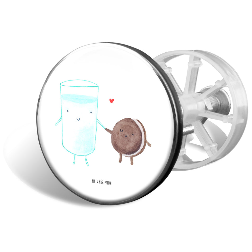 Waschbecken Stöpsel Milch & Keks Abflussstöpsel, Stöpsel, Waschbecken, Ablaufgarnitur, Waschbecken Stopfen, Tiermotive, Gute Laune, lustige Sprüche, Tiere, Milk, Cookie, Milch, Keks, Kekse, Kaffee, Einladung Frühstück, Motiv süß, romantisch, perfektes Paar