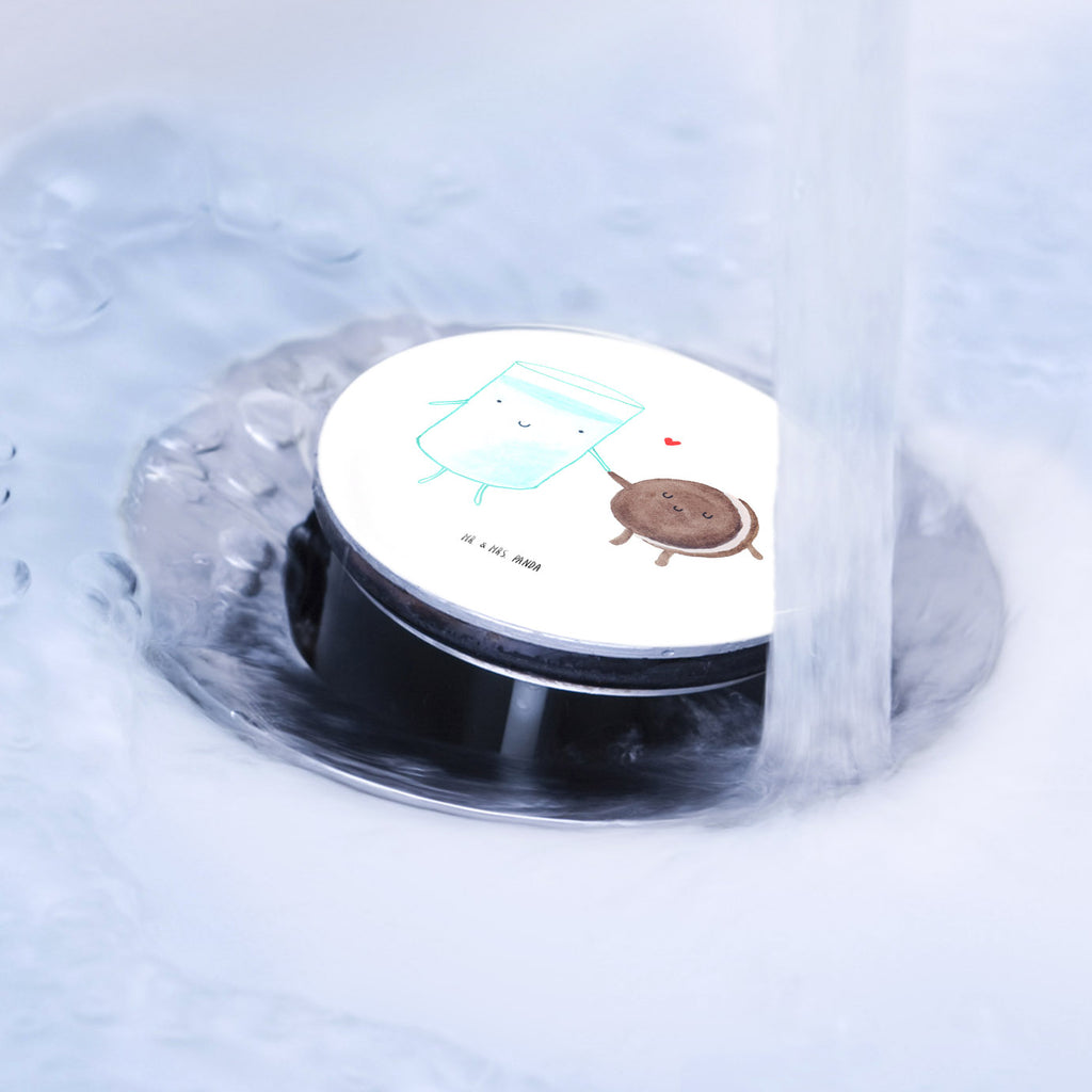 Waschbecken Stöpsel Milch & Keks Abflussstöpsel, Stöpsel, Waschbecken, Ablaufgarnitur, Waschbecken Stopfen, Tiermotive, Gute Laune, lustige Sprüche, Tiere, Milk, Cookie, Milch, Keks, Kekse, Kaffee, Einladung Frühstück, Motiv süß, romantisch, perfektes Paar