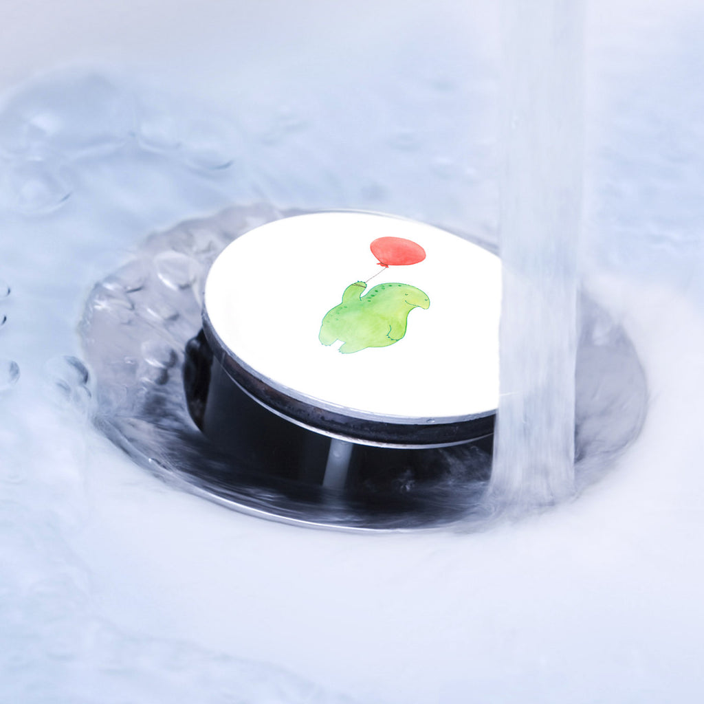 Waschbecken Stöpsel Schildkröte Luftballon Abflussstöpsel, Stöpsel, Waschbecken, Ablaufgarnitur, Waschbecken Stopfen, Schildkröte, Schildkröten, Mutausbruch, Motivation, Motivationsspruch