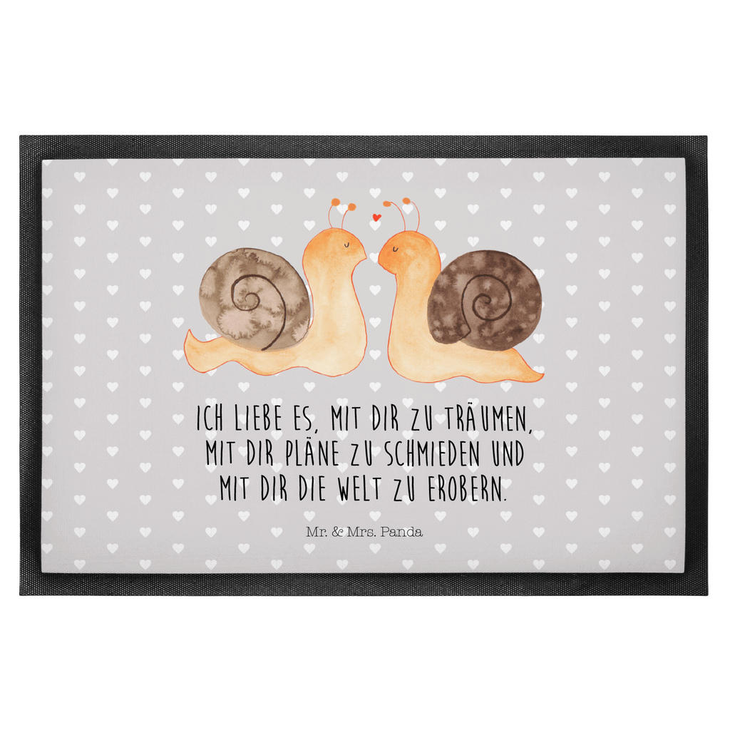 Fußmatte Schnecken Liebe  Türvorleger, Schmutzmatte, Fußabtreter, Matte, Schmutzfänger, Fußabstreifer, Schmutzfangmatte, Türmatte, Motivfußmatte,  Haustürmatte, Vorleger  Liebe,  Partner, Freund, Freundin, Ehemann, Ehefrau, Heiraten, Verlobung, Heiratsantrag, Liebesgeschenk, Jahrestag, Hocheitstag