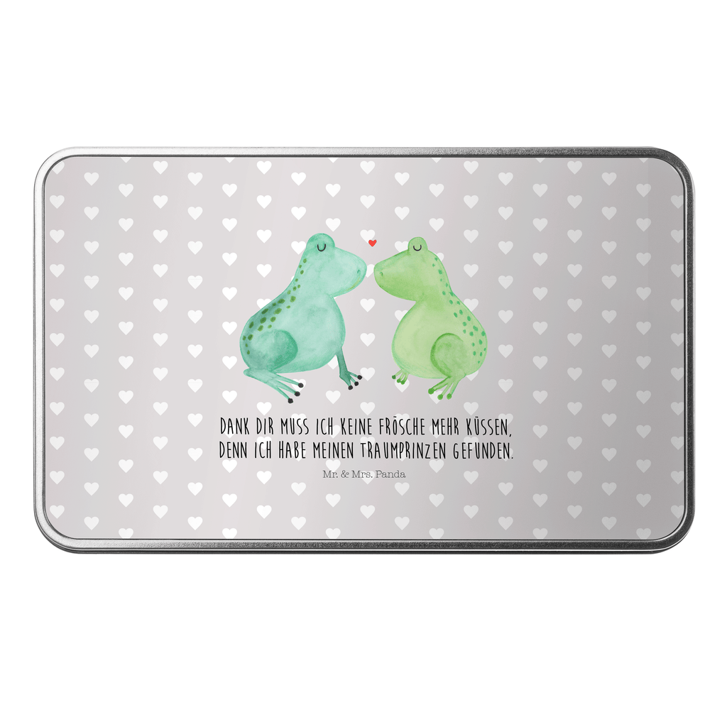Metalldose rechteckig Frosch Liebe Blechdose, Metalldose, Blechbox, Container, Keksdose, Vorratsdose, Vorratsbox, Döschen, Versperbox, Vesperdose, Aufbewahrungsdose, Aufbewahrungsbox, Aluminiumdose, Dose, Liebe, Partner, Freund, Freundin, Ehemann, Ehefrau, Heiraten, Verlobung, Heiratsantrag, Liebesgeschenk, Jahrestag, Hocheitstag, Verliebt, Verlobt, Verheiratet, Geschenk Freundin, Geschenk Freund, Liebesbeweis, Hochzeitstag, Geschenk Hochzeit, Frosch, Frösche, Froschkönig, Fröschchen