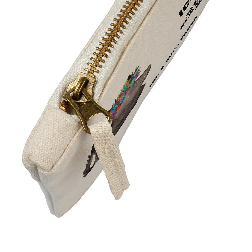 Schminktasche Stinktier Blumenmaedchen Schminktasche, Kosmetiktasche, Kosmetikbeutel, Stiftemäppchen, Etui, Federmappe, Makeup, XXL, Schminketui, Kosmetiketui, Schlamperetui, Stinktier, Skunk, Wildtier, Raubtier, Stinker, Stinki, Yoga, Namaste, Lebe, Liebe, Lache