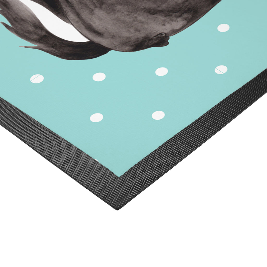 Fußmatte Stinktier Blumenmaedchen Stinktier, Skunk, Wildtier, Raubtier, Stinker, Stinki, Yoga, Namaste, Lebe, Liebe, Lache Türvorleger, Schmutzmatte, Fußabtreter, Matte, Schmutzfänger, Fußabstreifer, Schmutzfangmatte, Türmatte, Motivfußmatte,  Haustürmatte, Vorleger  Stinktier, Skunk