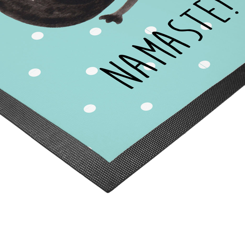 Fußmatte Stinktier Yoga Stinktier, Skunk, Wildtier, Raubtier, Stinker, Stinki, Yoga, Namaste, Lebe, Liebe, Lache Türvorleger, Schmutzmatte, Fußabtreter, Matte, Schmutzfänger, Fußabstreifer, Schmutzfangmatte, Türmatte, Motivfußmatte,  Haustürmatte, Vorleger  Stinktier, Skunk