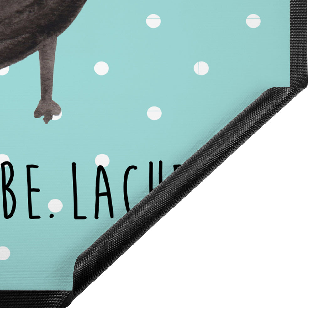 Fußmatte Stinktier Yoga Stinktier, Skunk, Wildtier, Raubtier, Stinker, Stinki, Yoga, Namaste, Lebe, Liebe, Lache Türvorleger, Schmutzmatte, Fußabtreter, Matte, Schmutzfänger, Fußabstreifer, Schmutzfangmatte, Türmatte, Motivfußmatte,  Haustürmatte, Vorleger  Stinktier, Skunk