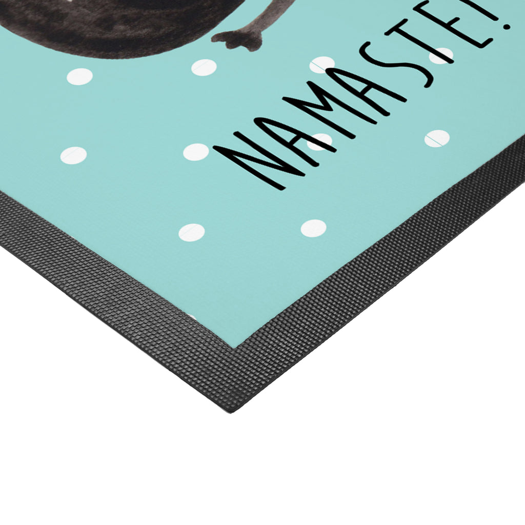 Fußmatte Stinktier Yoga Stinktier, Skunk, Wildtier, Raubtier, Stinker, Stinki, Yoga, Namaste, Lebe, Liebe, Lache Türvorleger, Schmutzmatte, Fußabtreter, Matte, Schmutzfänger, Fußabstreifer, Schmutzfangmatte, Türmatte, Motivfußmatte,  Haustürmatte, Vorleger  Stinktier, Skunk