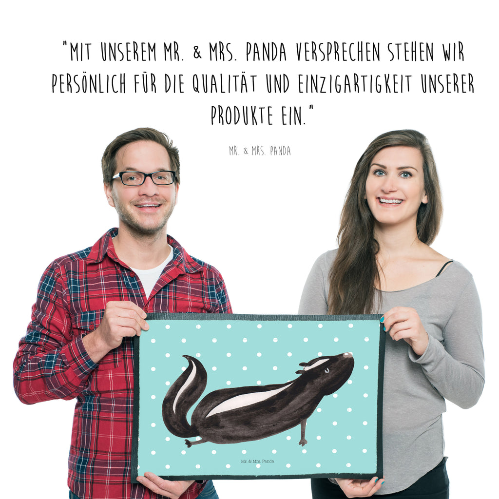Fußmatte Stinktier Yoga Stinktier, Skunk, Wildtier, Raubtier, Stinker, Stinki, Yoga, Namaste, Lebe, Liebe, Lache Türvorleger, Schmutzmatte, Fußabtreter, Matte, Schmutzfänger, Fußabstreifer, Schmutzfangmatte, Türmatte, Motivfußmatte,  Haustürmatte, Vorleger  Stinktier, Skunk