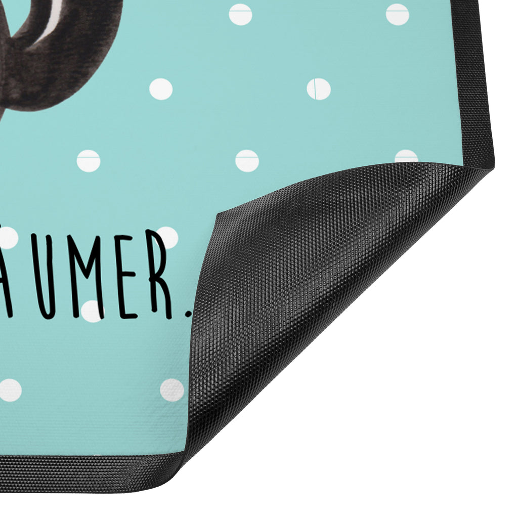 Fußmatte Stinktier Blume Stinktier, Skunk, Wildtier, Raubtier, Stinker, Stinki, Tagträumer, verträumt, Dreams, Träume Türvorleger, Schmutzmatte, Fußabtreter, Matte, Schmutzfänger, Fußabstreifer, Schmutzfangmatte, Türmatte, Motivfußmatte,  Haustürmatte, Vorleger  Stinktier, Skunk