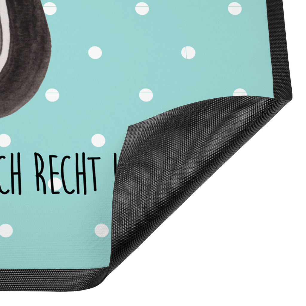 Fußmatte Stinktier sitzend Stinktier, Skunk, Wildtier, Raubtier, Stinker, Stinki, Spruch, Büro, Recht, Besserwisser, Türvorleger, Schmutzmatte, Fußabtreter, Matte, Schmutzfänger, Fußabstreifer, Schmutzfangmatte, Türmatte, Motivfußmatte,  Haustürmatte, Vorleger  Stinktier, Skunk