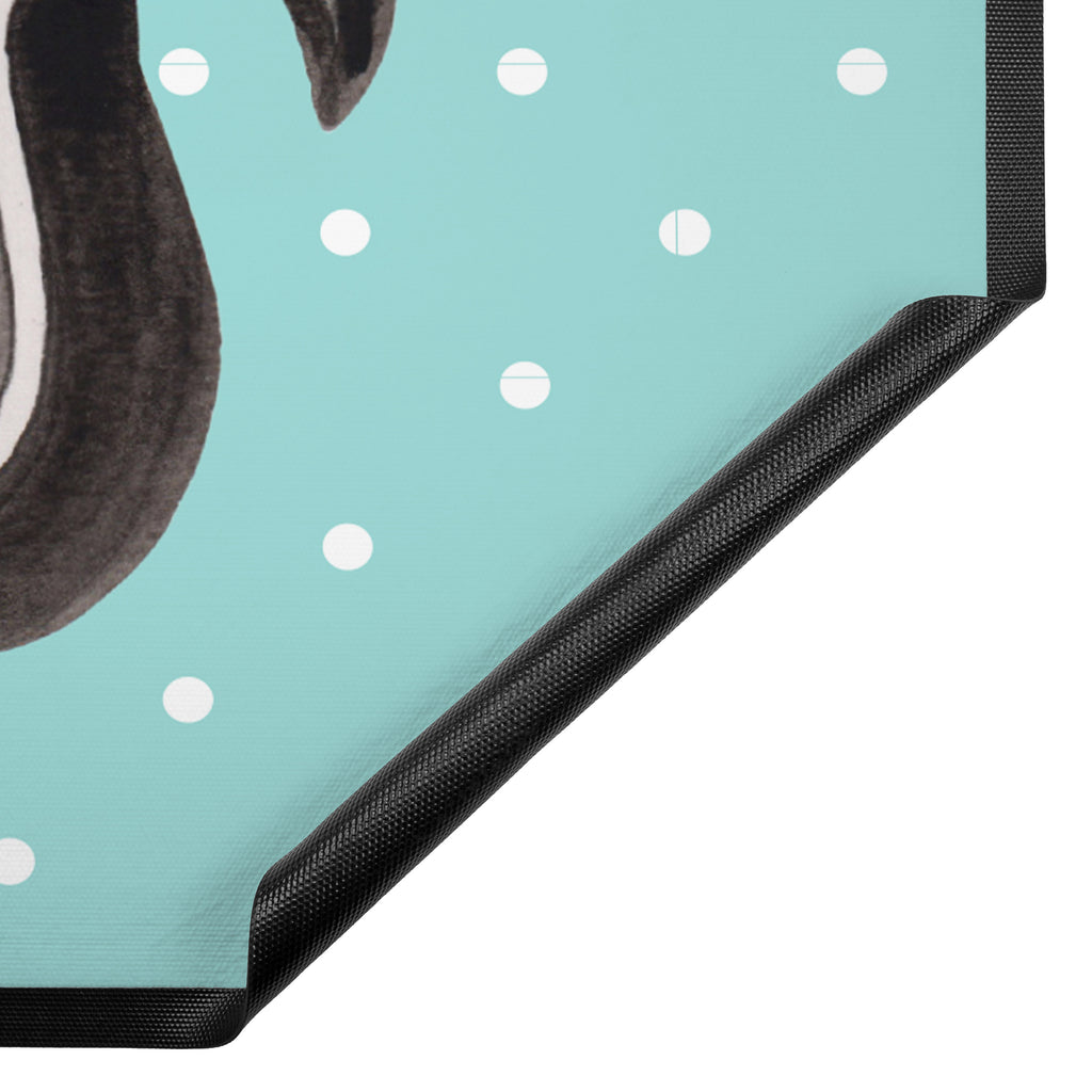 Fußmatte Stinktier sitzend Stinktier, Skunk, Wildtier, Raubtier, Stinker, Stinki, Spruch, Büro, Recht, Besserwisser, Türvorleger, Schmutzmatte, Fußabtreter, Matte, Schmutzfänger, Fußabstreifer, Schmutzfangmatte, Türmatte, Motivfußmatte,  Haustürmatte, Vorleger  Stinktier, Skunk