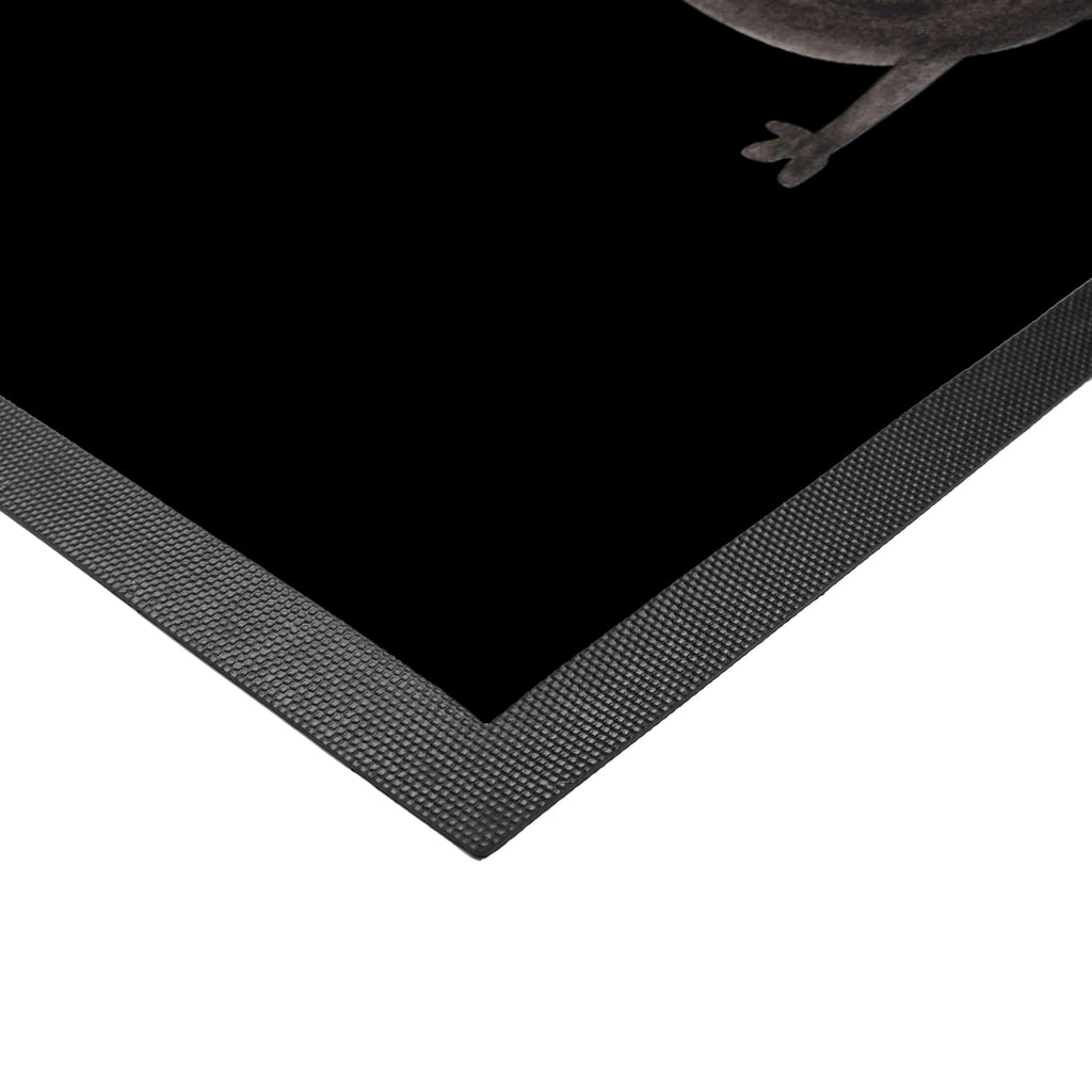 Fußmatte Stinktier sitzend Stinktier, Skunk, Wildtier, Raubtier, Stinker, Stinki, Spruch, Büro, Recht, Besserwisser, Türvorleger, Schmutzmatte, Fußabtreter, Matte, Schmutzfänger, Fußabstreifer, Schmutzfangmatte, Türmatte, Motivfußmatte,  Haustürmatte, Vorleger  Stinktier, Skunk