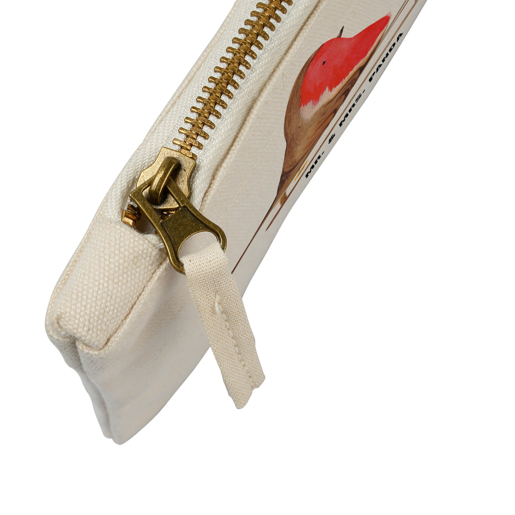 Schminktasche Rotkehlchen Schlitten Schminktasche, Kosmetiktasche, Kosmetikbeutel, Stiftemäppchen, Etui, Federmappe, Makeup, XXL, Schminketui, Kosmetiketui, Schlamperetui, Winter, Weihnachten, Weihnachtsdeko, Nikolaus, Advent, Heiligabend, Wintermotiv, Schlitten, Vogel