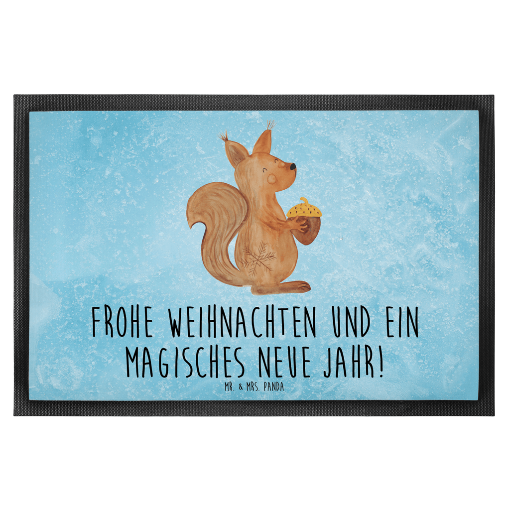 Fußmatte Eichhörnchen Weihnachten Frohe Weihnachten, Frohes neues Jahr, Guten Rutsch, Weihnachten, Weihnachtsmotiv, Weihnachtsgruß, Neujahr, Vogel Türvorleger, Schmutzmatte, Fußabtreter, Matte, Schmutzfänger, Fußabstreifer, Schmutzfangmatte, Türmatte, Motivfußmatte,  Haustürmatte, Vorleger  Winter, Weihnachten, Weihnachtsdeko, Nikolaus, Advent, Heiligabend, Wintermotiv