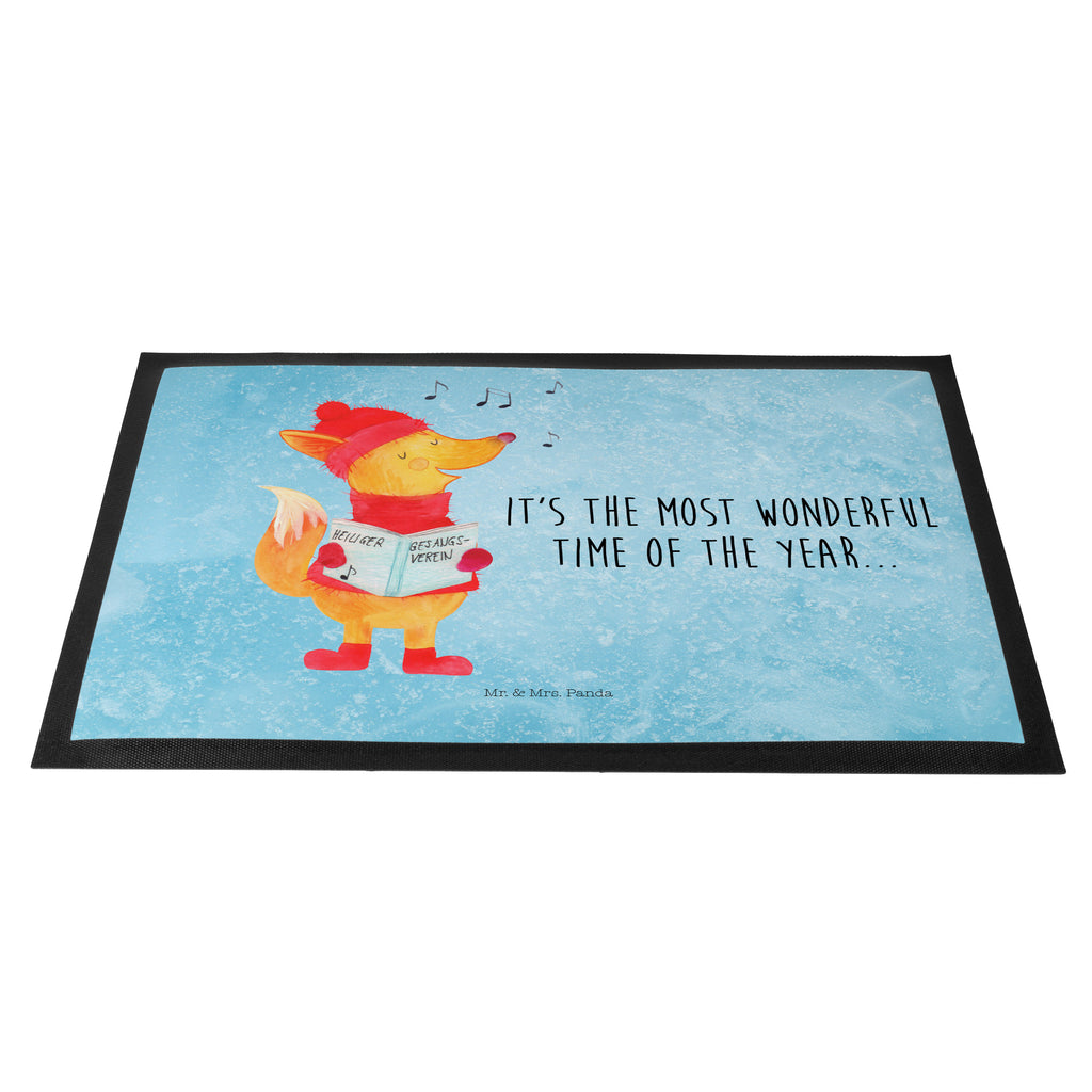Fußmatte Fuchs Sänger Fuchs, Füchse, Weihnachten, Heiligabend, Winter, Sänger, Geschenk Sänger, Singen, Weihnachtslieder Türvorleger, Schmutzmatte, Fußabtreter, Matte, Schmutzfänger, Fußabstreifer, Schmutzfangmatte, Türmatte, Motivfußmatte,  Haustürmatte, Vorleger  Winter, Weihnachten, Weihnachtsdeko, Nikolaus, Advent, Heiligabend, Wintermotiv