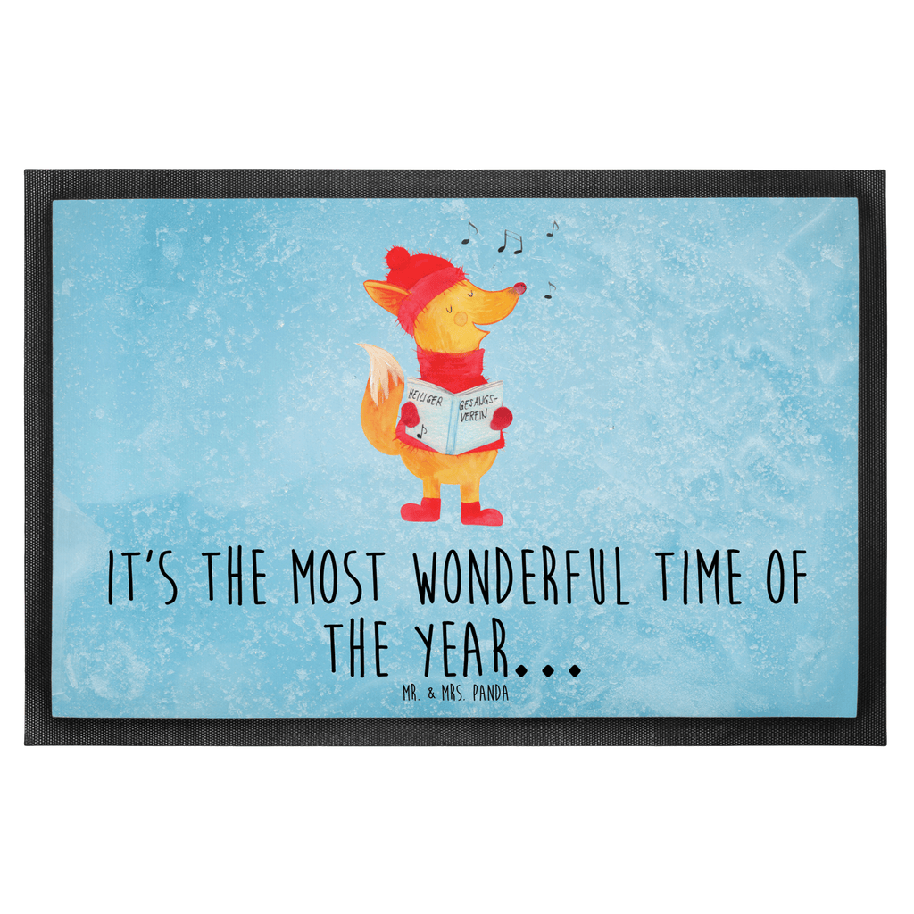 Fußmatte Fuchs Sänger Fuchs, Füchse, Weihnachten, Heiligabend, Winter, Sänger, Geschenk Sänger, Singen, Weihnachtslieder Türvorleger, Schmutzmatte, Fußabtreter, Matte, Schmutzfänger, Fußabstreifer, Schmutzfangmatte, Türmatte, Motivfußmatte,  Haustürmatte, Vorleger  Winter, Weihnachten, Weihnachtsdeko, Nikolaus, Advent, Heiligabend, Wintermotiv