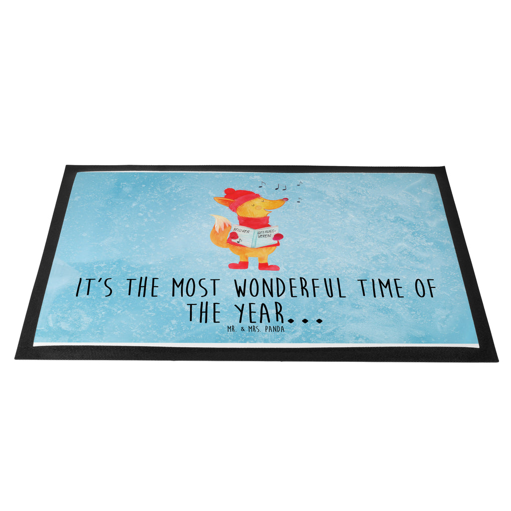 Fußmatte Fuchs Sänger Fuchs, Füchse, Weihnachten, Heiligabend, Winter, Sänger, Geschenk Sänger, Singen, Weihnachtslieder Türvorleger, Schmutzmatte, Fußabtreter, Matte, Schmutzfänger, Fußabstreifer, Schmutzfangmatte, Türmatte, Motivfußmatte,  Haustürmatte, Vorleger  Winter, Weihnachten, Weihnachtsdeko, Nikolaus, Advent, Heiligabend, Wintermotiv