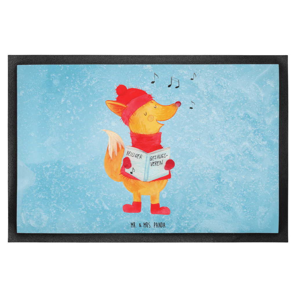 Fußmatte Fuchs Sänger Fuchs, Füchse, Weihnachten, Heiligabend, Winter, Sänger, Geschenk Sänger, Singen, Weihnachtslieder Türvorleger, Schmutzmatte, Fußabtreter, Matte, Schmutzfänger, Fußabstreifer, Schmutzfangmatte, Türmatte, Motivfußmatte,  Haustürmatte, Vorleger  Winter, Weihnachten, Weihnachtsdeko, Nikolaus, Advent, Heiligabend, Wintermotiv