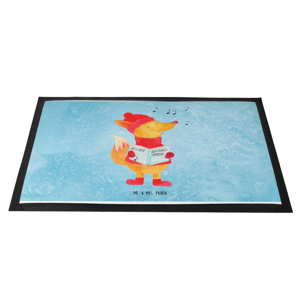 Fußmatte Fuchs Sänger Fuchs, Füchse, Weihnachten, Heiligabend, Winter, Sänger, Geschenk Sänger, Singen, Weihnachtslieder Türvorleger, Schmutzmatte, Fußabtreter, Matte, Schmutzfänger, Fußabstreifer, Schmutzfangmatte, Türmatte, Motivfußmatte,  Haustürmatte, Vorleger  Winter, Weihnachten, Weihnachtsdeko, Nikolaus, Advent, Heiligabend, Wintermotiv