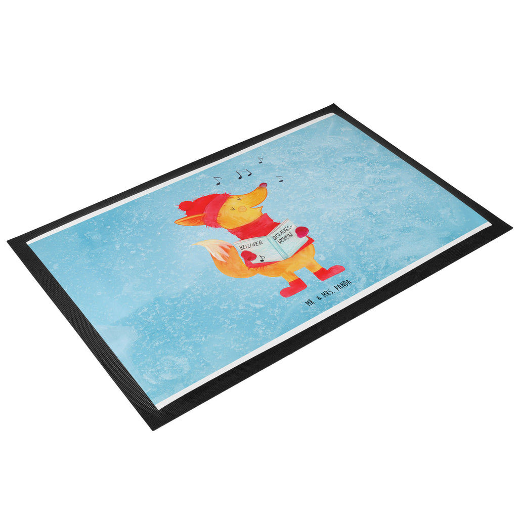 Fußmatte Fuchs Sänger Fuchs, Füchse, Weihnachten, Heiligabend, Winter, Sänger, Geschenk Sänger, Singen, Weihnachtslieder Türvorleger, Schmutzmatte, Fußabtreter, Matte, Schmutzfänger, Fußabstreifer, Schmutzfangmatte, Türmatte, Motivfußmatte,  Haustürmatte, Vorleger  Winter, Weihnachten, Weihnachtsdeko, Nikolaus, Advent, Heiligabend, Wintermotiv
