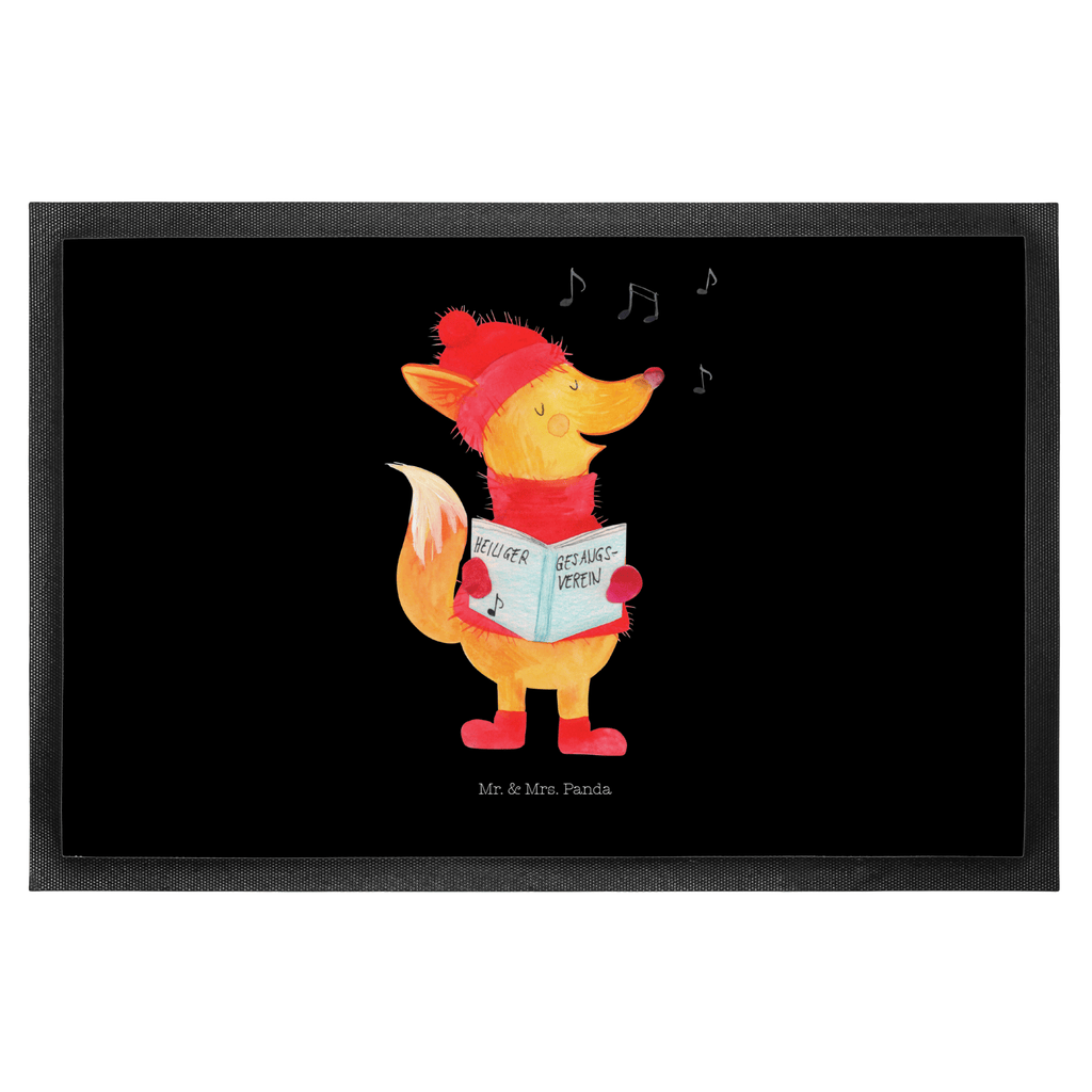 Fußmatte Fuchs Sänger Fuchs, Füchse, Weihnachten, Heiligabend, Winter, Sänger, Geschenk Sänger, Singen, Weihnachtslieder Türvorleger, Schmutzmatte, Fußabtreter, Matte, Schmutzfänger, Fußabstreifer, Schmutzfangmatte, Türmatte, Motivfußmatte,  Haustürmatte, Vorleger  Winter, Weihnachten, Weihnachtsdeko, Nikolaus, Advent, Heiligabend, Wintermotiv