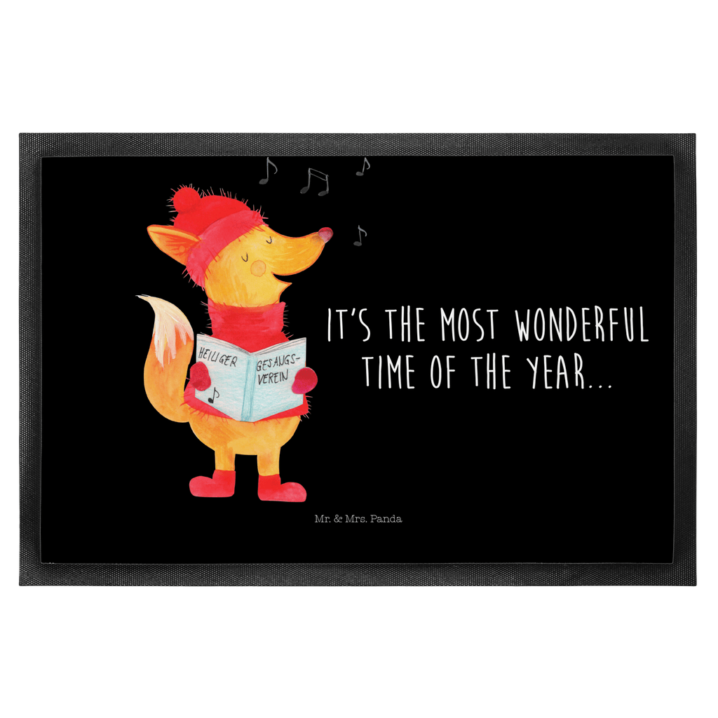 Fußmatte Fuchs Sänger Fuchs, Füchse, Weihnachten, Heiligabend, Winter, Sänger, Geschenk Sänger, Singen, Weihnachtslieder Türvorleger, Schmutzmatte, Fußabtreter, Matte, Schmutzfänger, Fußabstreifer, Schmutzfangmatte, Türmatte, Motivfußmatte,  Haustürmatte, Vorleger  Winter, Weihnachten, Weihnachtsdeko, Nikolaus, Advent, Heiligabend, Wintermotiv