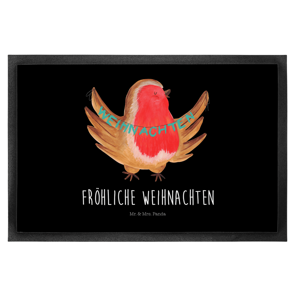 Fußmatte Rotkehlchen Weihnachten Frohe Weihnachten, Weihnachten, Weihnachtsmotiv, Weihnachtsgruß, Heiligabend, Winter, Vogel, xmas Türvorleger, Schmutzmatte, Fußabtreter, Matte, Schmutzfänger, Fußabstreifer, Schmutzfangmatte, Türmatte, Motivfußmatte,  Haustürmatte, Vorleger  Winter, Weihnachten, Weihnachtsdeko, Nikolaus, Advent, Heiligabend, Wintermotiv